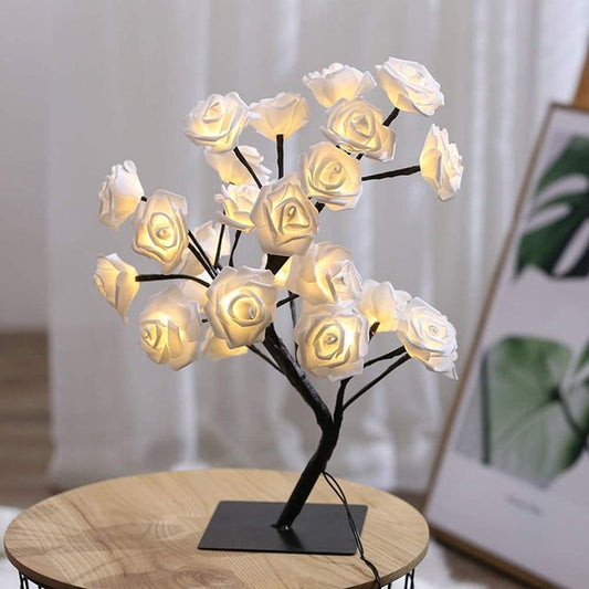 LED Rose Flower Table Lamp