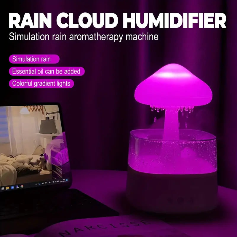 Rain Cloud Humidifier and Aromatherapy Diffuser